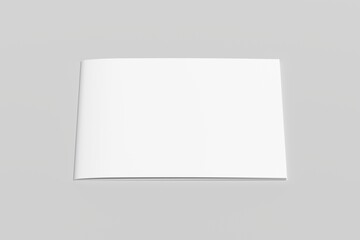 Professional White Landscape Booklet Mockup
