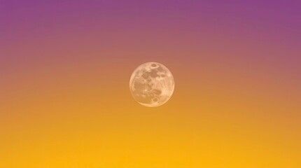 Obraz premium Top-down perspective, smooth gradient transition, overhead bird's eye view moon, seamless color blending