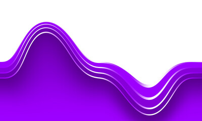 Elegant Purple Wavy Lines Abstract Background Design