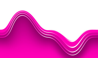 Dynamic Pink Wavy Abstract Background Design