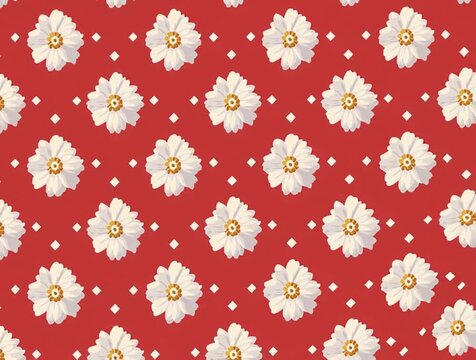 花柄, floral pattern, チェック柄, checkered, ギンガム, gingham, ダイヤ柄, argyle, レトロ, retro, ヴィンテージ, vintage, ナチュラル, natural, かわいい, cute, カントリー, country style, パターン, pattern, 背景, background, シームレス, seamless, ファブリック