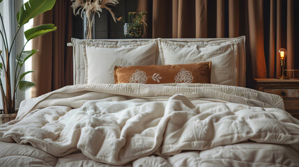 eco-glamping linen branding