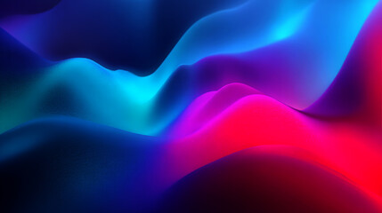 Obraz premium Abstract waves of vibrant colors create a mesmerizing and dynamic visual experience