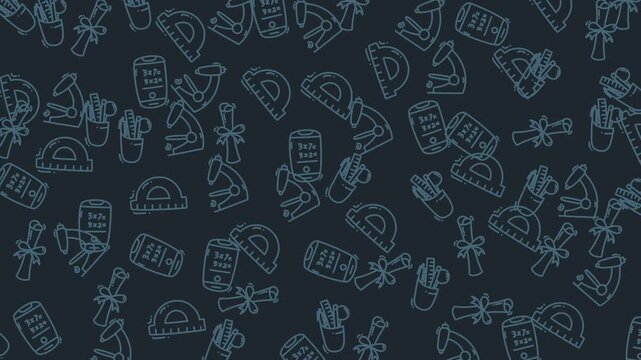 Perfect for educational designs, stationarythemed projects, backtoschool promotions, and virtual learning material visuals on a black background.