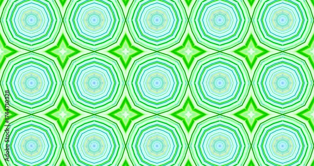 Wall mural experience a captivating tunnel effect with vibrant colors and patterns in this seamless looping vid