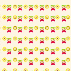 Fototapeta premium seamless pattern with hearts