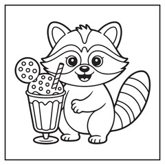 Delicious Milkshakes Coloring Pages