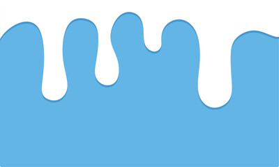 Seamless Milk Drip Pattern. White Liquid Flow Background