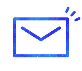 青い星空｜メールアイコン