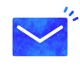 青い星空｜メールアイコン