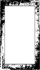 black and white border