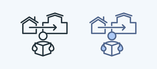 Flipped Classroom Multiple Style Icon Collection