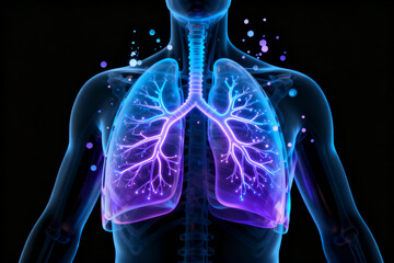 Human lungs and respiratory system