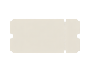 Blank vintage ticket or coupon ready for your custom event details, promotions, or special offers