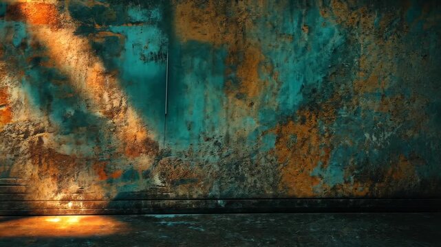 Abstract Wall with Steps Design.