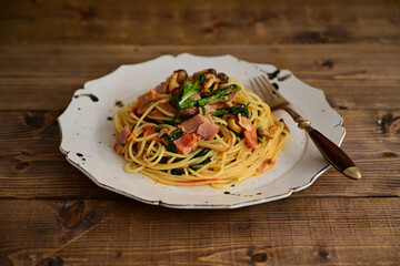 和風トマト明太パスタ