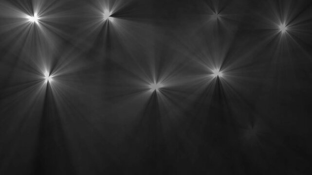Abstract light rays. Green color loop and  flickering light rays in black background. Dynamic light rays footage. 4k video. 