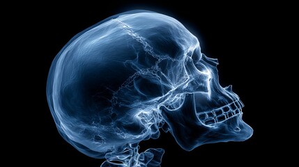 Artistic gothic Halloween skull with dark and mysterious details, perfect for print, featuring eerie textures, intricate bone structure, spooky design, and high-resolution decorative concept