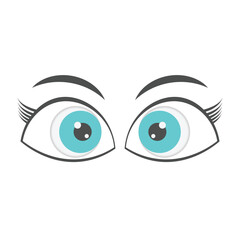 vector illustration of eye