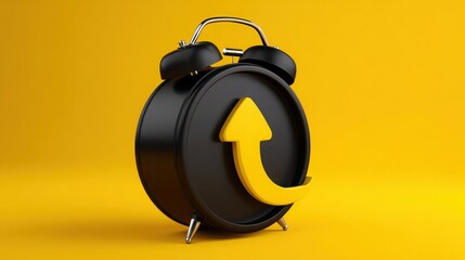 Rebalancing trigger alert icon concept displaying an alert symbol to indicate financial portfolio adjustments and actions