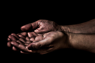 開いた手のひら