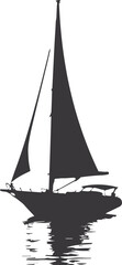 silhouette of a sailboat