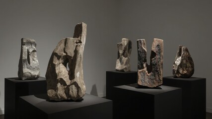 stones in the museum