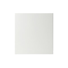 Minimalist light gray square tile isolated on white background for design mockup