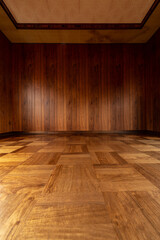 古い木造の家の壁