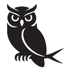 owl sitting on branch