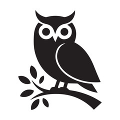 owl sitting on a branch