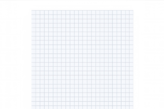 Graph paper sheet on transparent background for design, geometry, mathematics, education and planning - Powered by Adobe