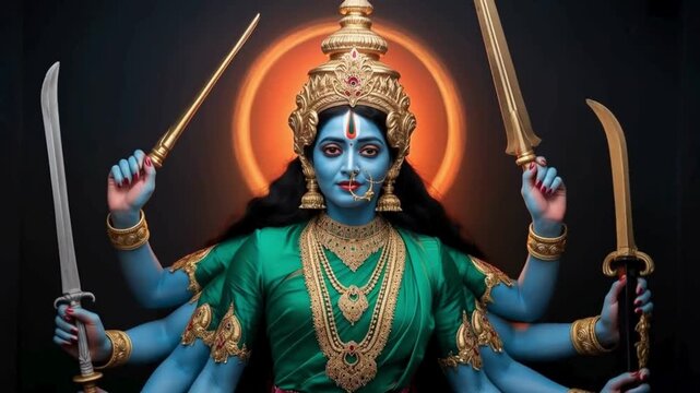 Goddess Kali concept