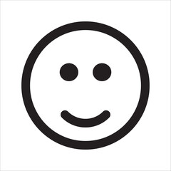 Fototapeta premium Emoticons icon . Happy and sad emoji symbols. Emoticons with different moods. Smile sign.