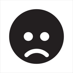 Emoticons icon . Happy and sad emoji symbols. Emoticons with different moods. Smile sign.