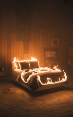 magic book with candle