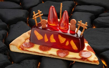 birthday cake with candles