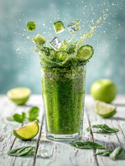 The Refreshing Sip: A Collection of Terms for Healthy Drinks and Green Detox Juices
