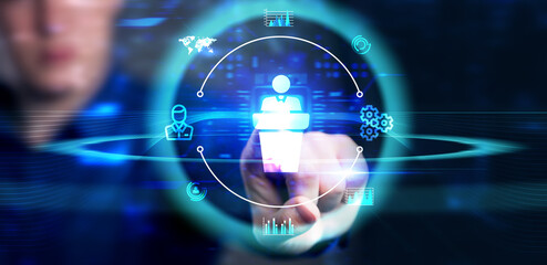 Business, Technology, Internet and network concept. Labor Law Lawyer Legal.