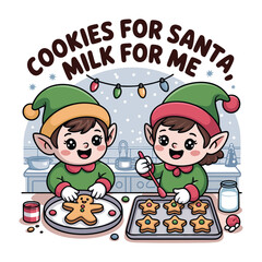 Mr. & Mrs. Claus Christmas T-Shirt Design | Vintage Santa & Mrs Claus Illustration