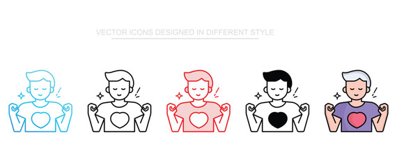 Fan icon design with white background stock illustration