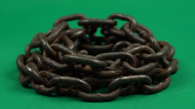 old rusty chain