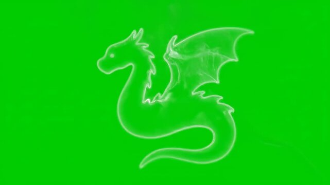 vector illustration of a dragon