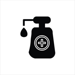 hygiene icons. simple solid vector