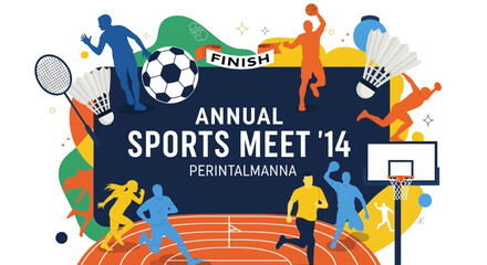 Vibrant sports meet promo with dynamic athletes for youth engagement and healthy lifestyle campaigns, promoting fitness and friendly competition for schools