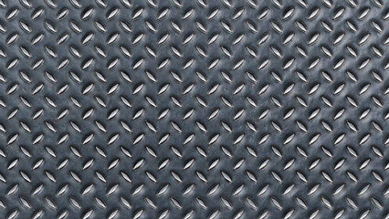 3D rendering metal diamond pattern pate texture background, rhombus shapes for design artwork, backdrop or skin product