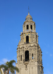 Obraz premium The famous California Tower at Balboa Park in San Diego, California.