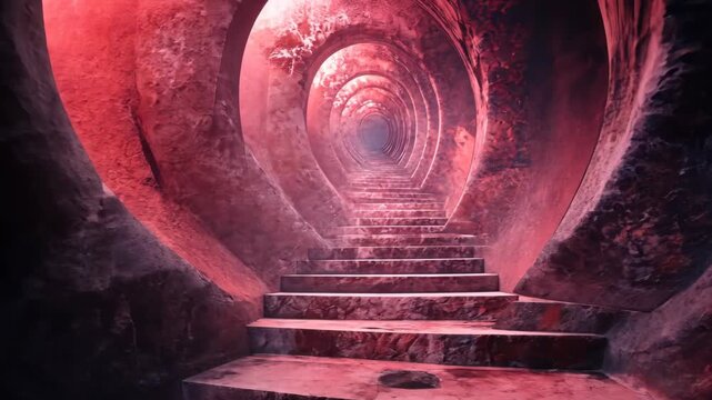 Crimson Stone Stairway to Infinity.