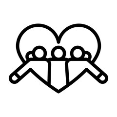 Connected Vector Line Icon Design