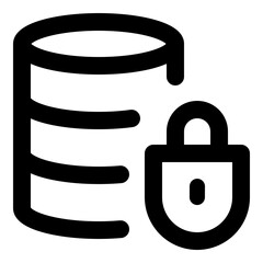 Database Lock Icon